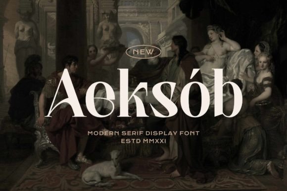 Aeksob Serif Display Font for Scroll-Stopping Brand Content