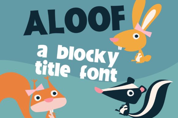 Aloof: A Bold Display Font for Modern Web Design