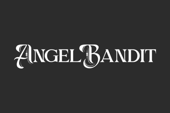 Angel Bandit: A Medieval-Inspired Display Font for Digital Elegance