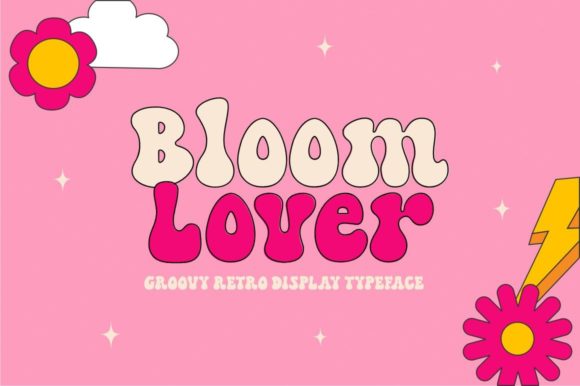 Bloom Lover: A Retro-Playful Display Font for Handmade Creators