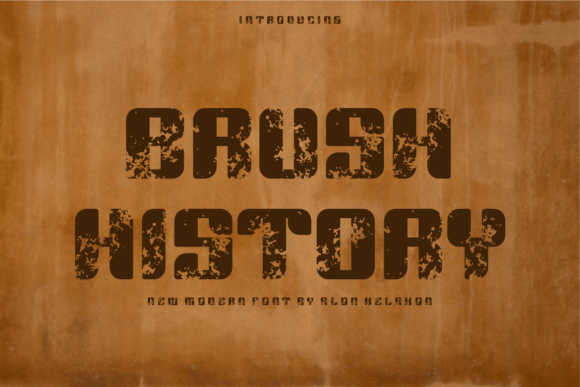 Brush History: A Bold Display Font for Digital Impact
