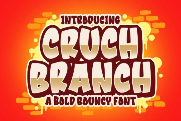 Cruch Branch: A Display Font That Pops on Every Screen