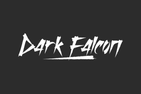 Dark Falcon Display Font for Handmade Creators