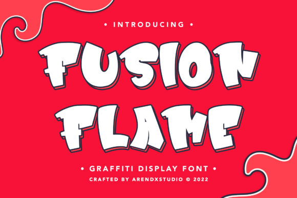 Fusion Flame: A Bold Display Font for Digital Brand Impact