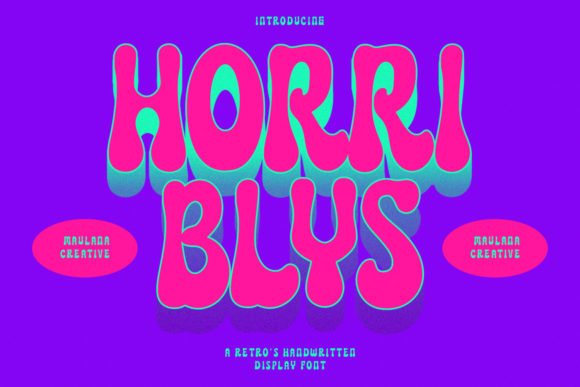 Horriblys: A Display Font That Makes Your Headlines Pop
