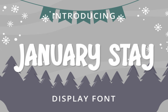 January Stay: A Playful Display Font for Handmade Creators