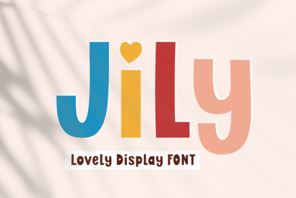 Jily: A Sweet, Romantic Display Font for Branding That Feels Human