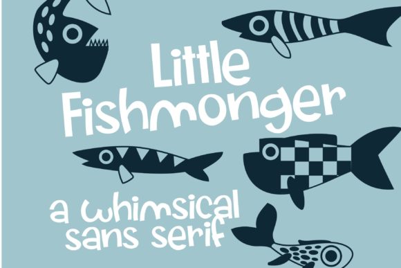 Little Fishmonger: A Playful Display Font for Handmade Brands