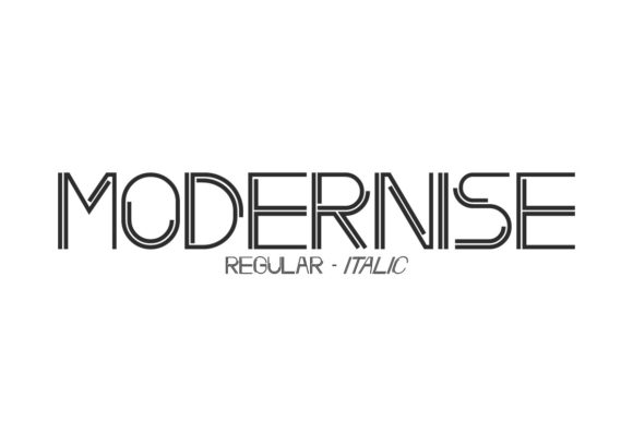 Modernise: A Display Font That Elevates Real Business Branding