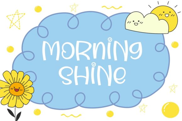Morning Shine: A Playful Display Font for Editorial Charm