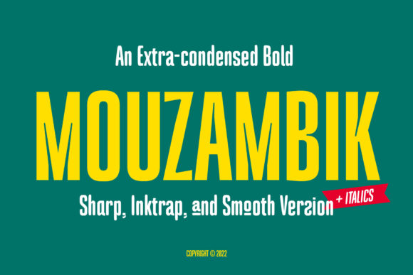 Mouzambik: A Display Font That Makes Your Brand Look Intentional