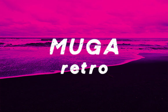 Muga Retro: A Bold Display Font for Editorial Impact