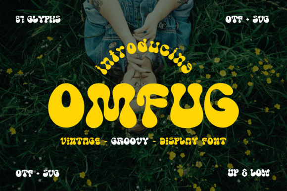 Omfug: A Bold Display Font That Stops Scrolling