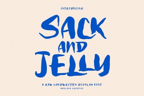 Sack and Jelly: A Friendly, Professional Display Font for Small Businesses