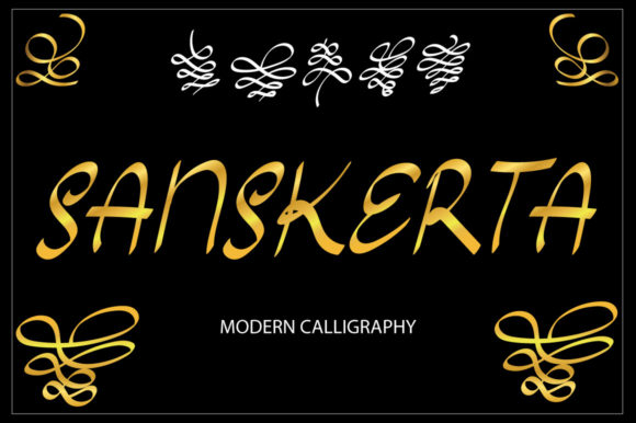 Sanskerta: A Luxury Display Font for Handmade Creators