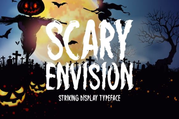 Scary Envision: A Spooky-Perfect Display Font for Web Design