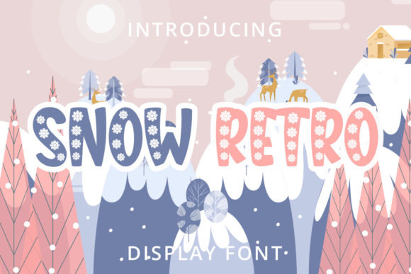 Snow Retro: A Playful Display Font for Handmade Charm