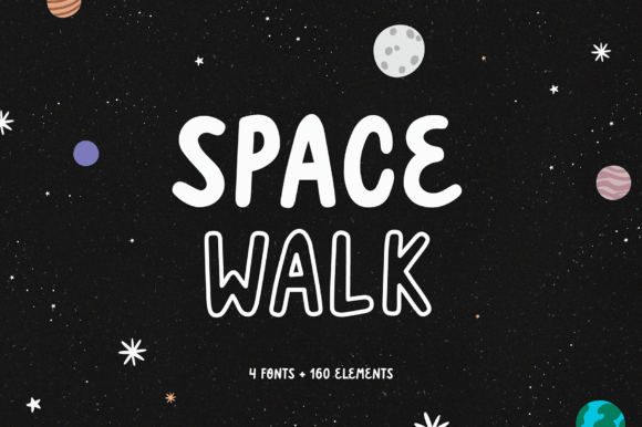 Space Walk Font: Friendly, Playful Branding for Small Businesses