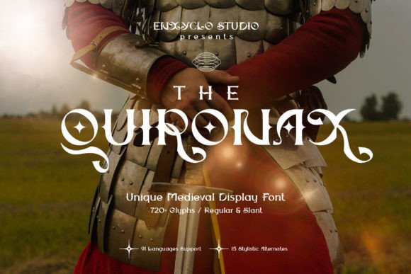 The Quironax: A Display Font with Quiet Medieval Grace